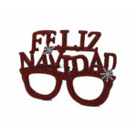 Gafas feliz navidad rojas