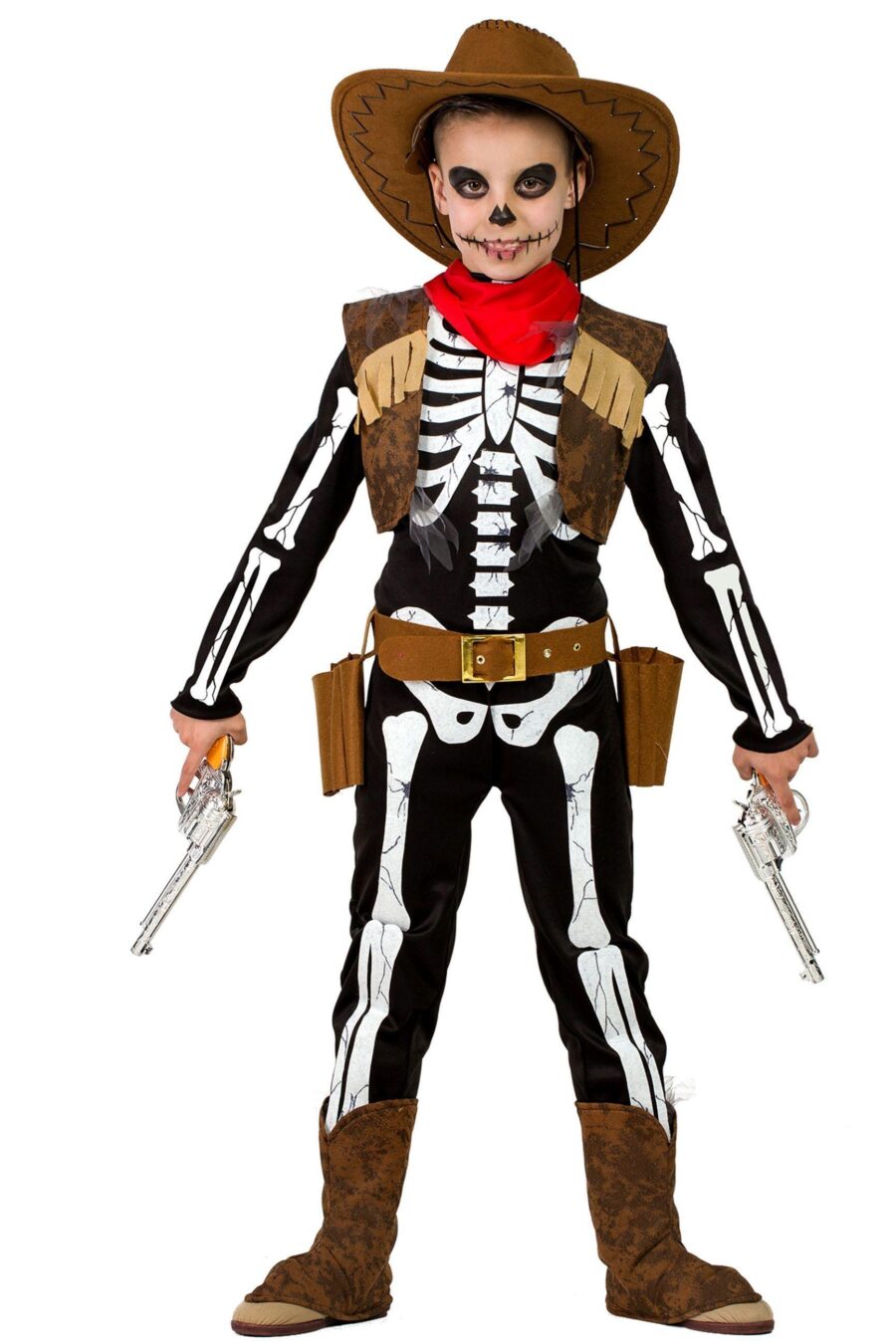 disfraz de esqueleto vaquero infantil