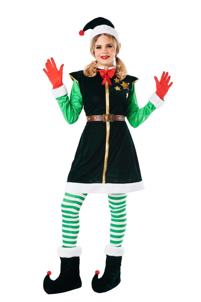 Disfraz Elfa Verde