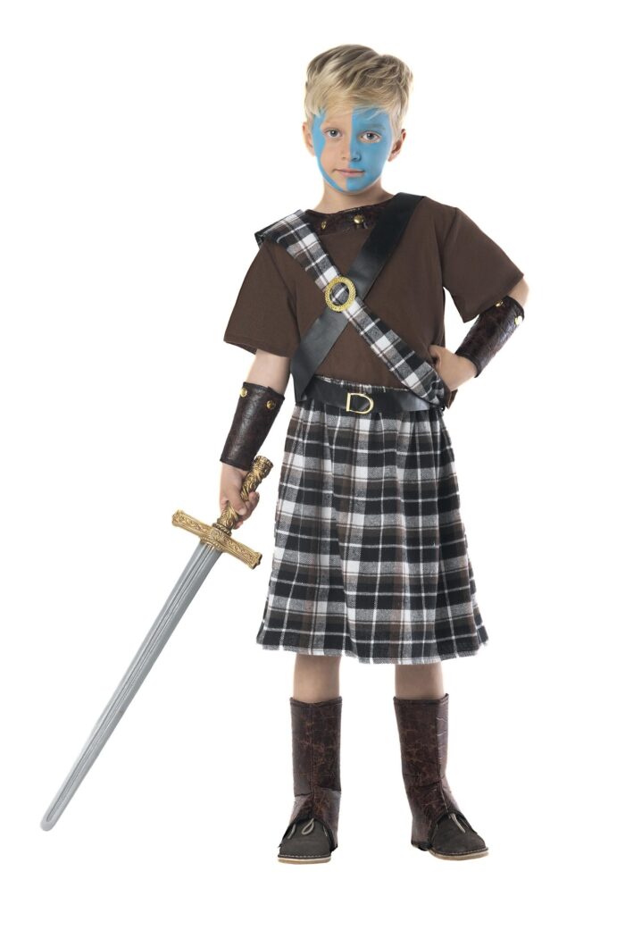 Disfraz Guerrero Escocés Infantil