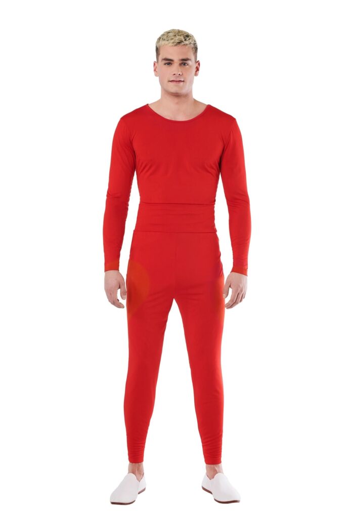 Maillot Rojo 2 Piezas Hombre