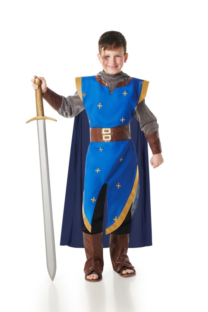 Disfraz Caballero Mediebal Azul Infantil