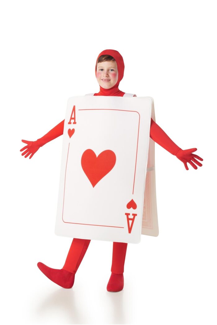 Disfraz Carta Poker As De Corazones Infantil