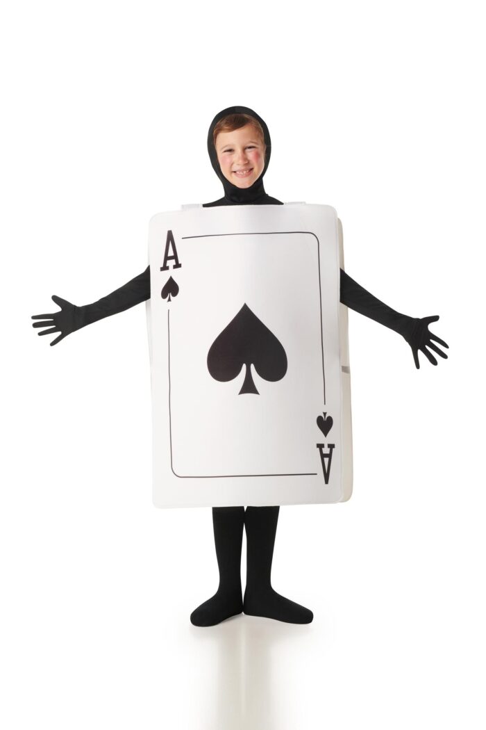 Disfraz Carta Poker As De Picas Infantil
