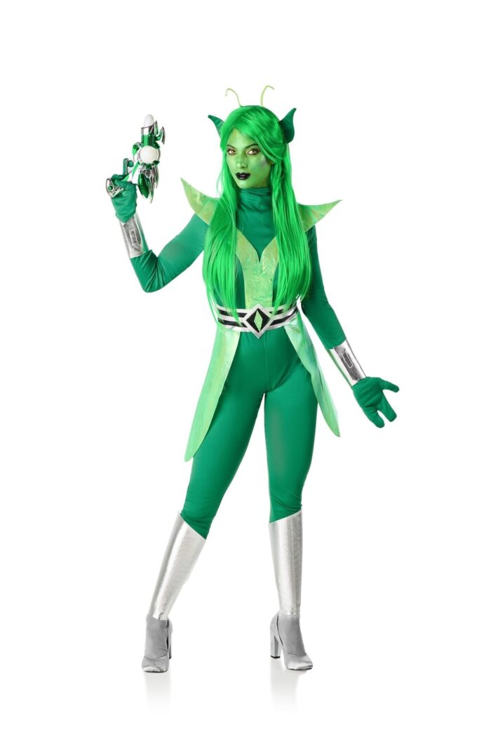 Disfraz Alien Verde Mujer