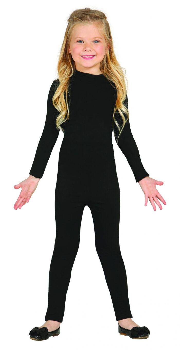 Maillot Negro Infantil Spandex