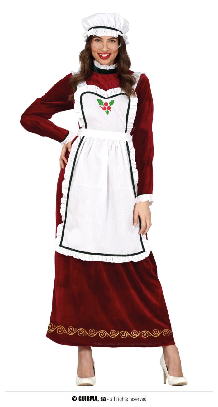 Disfraz Mamá Noel Delantal