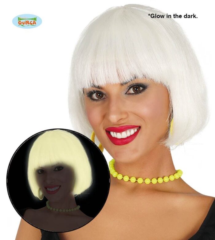 Peluca Melena Glow in the Dark