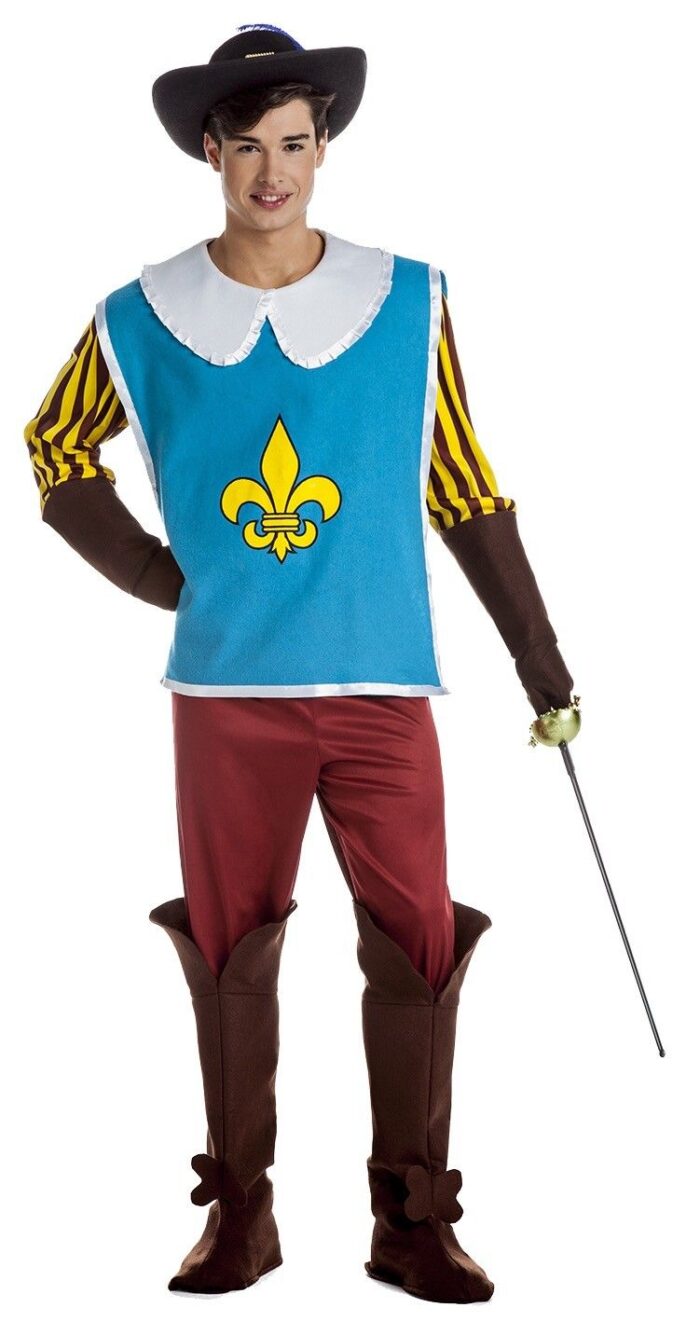 Disfraz Mosquetero Azul