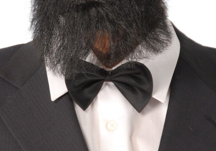 Pajarita Negra 11 cm.