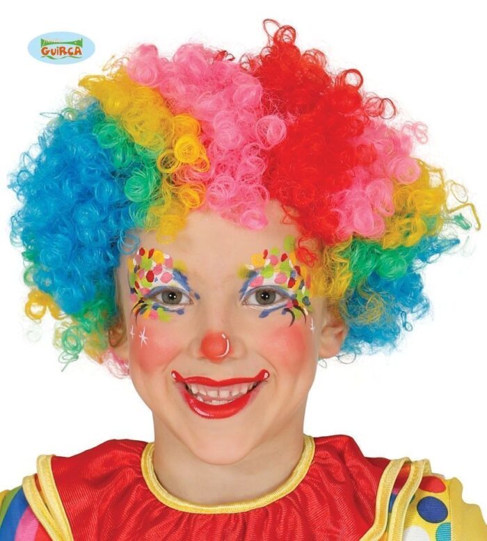 Peluca Rizos Infantil Multicolor