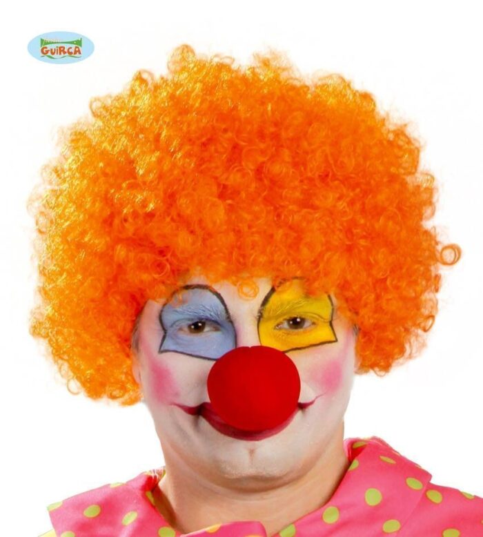 Peluca Rizos Naranja