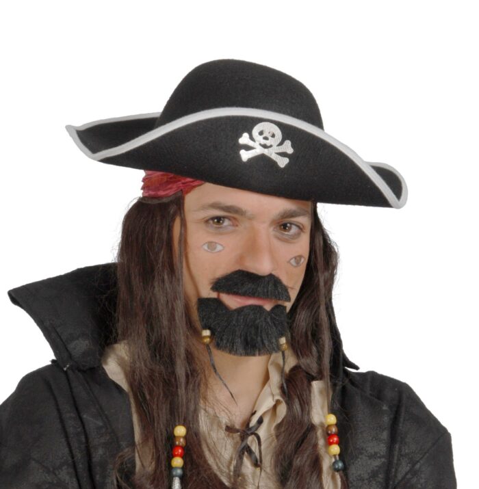 Perilla y bigote de pirata