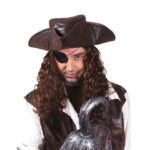 pelua pirata con sombrero para adulto