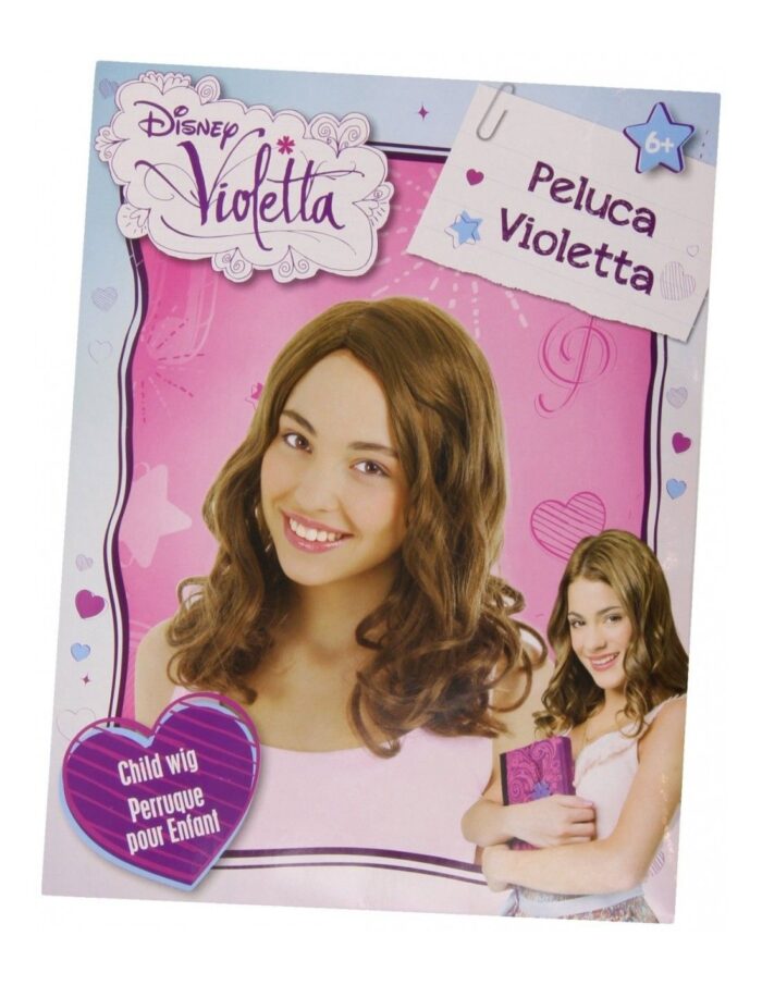 Peluca Violetta Castaña