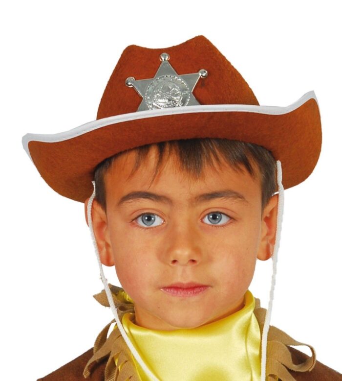 Sombrero Sherif Marrón