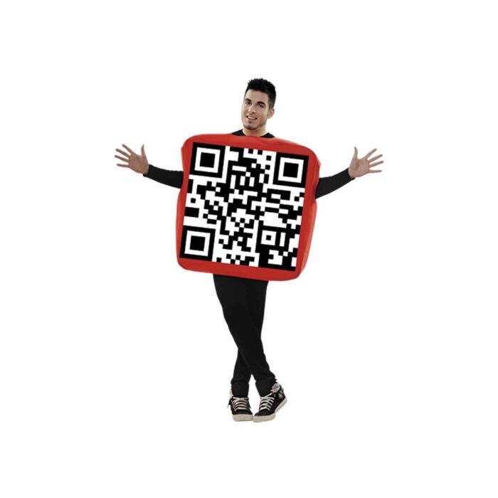 Disfraz Codigo QR Adulto