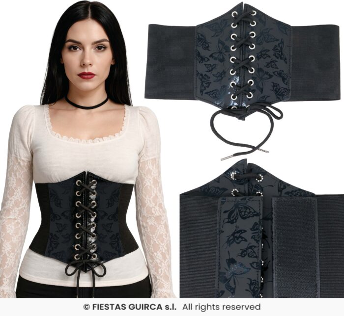 corset negro para mujer