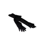Guantes negros altos