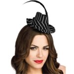 mini sombrero ganster para mujer y niña