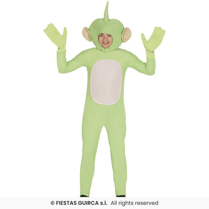 disfraz alien verde para hombre