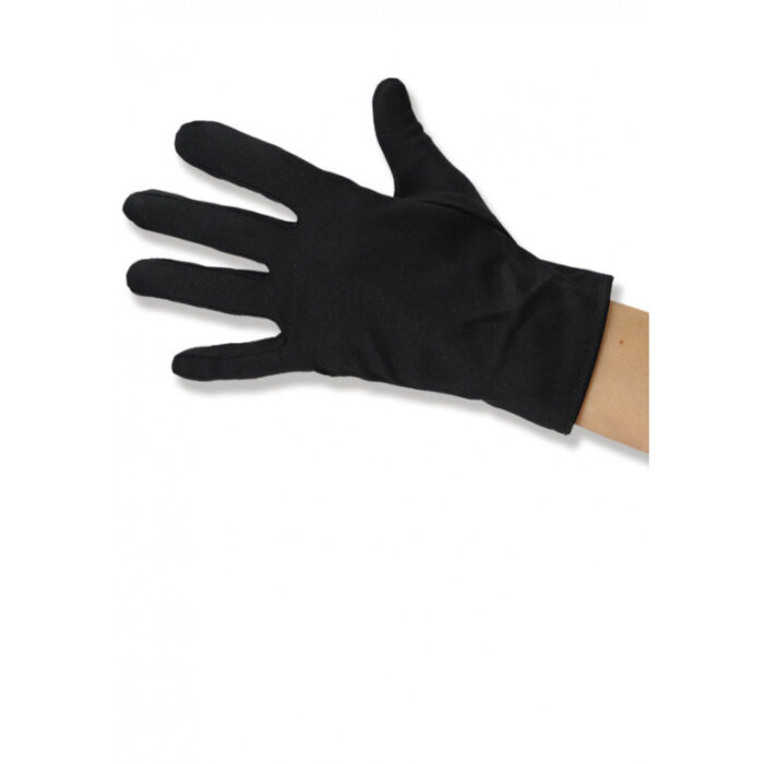 Guantes negros cortos