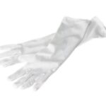 Guantes blancos largos