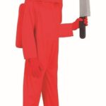 Astronauta rojo infantil