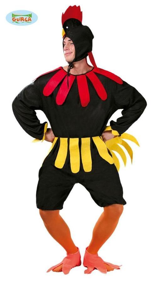 Disfraz gallo negro adulto