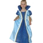 disfraz princesa azul para niña