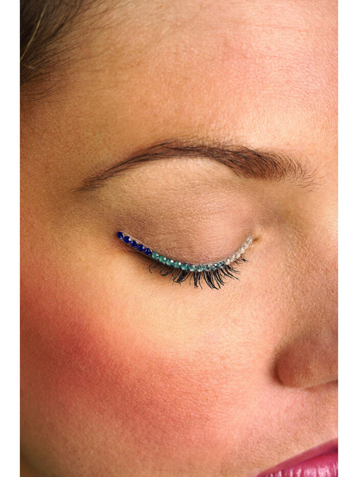 Brillos para el párpado azules