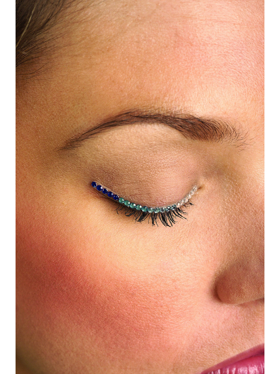 Brillos para el párpado azules