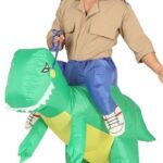 Disfraz dinosaurio hinchable para adulto