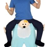 Disfraz a hombros de bebe para adulto