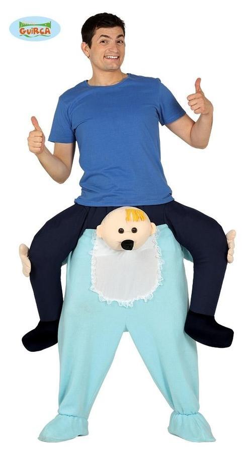 Disfraz a hombros de bebe para adulto