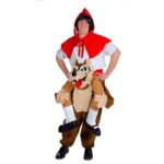 disfraz capecita sobre lobo para adulto
