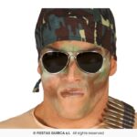 gafas metalicas de policia