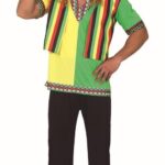 Disfraz jamaicano para adulto