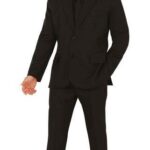Disfraz traje negro para adulto