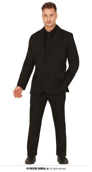 Disfraz traje negro para adulto