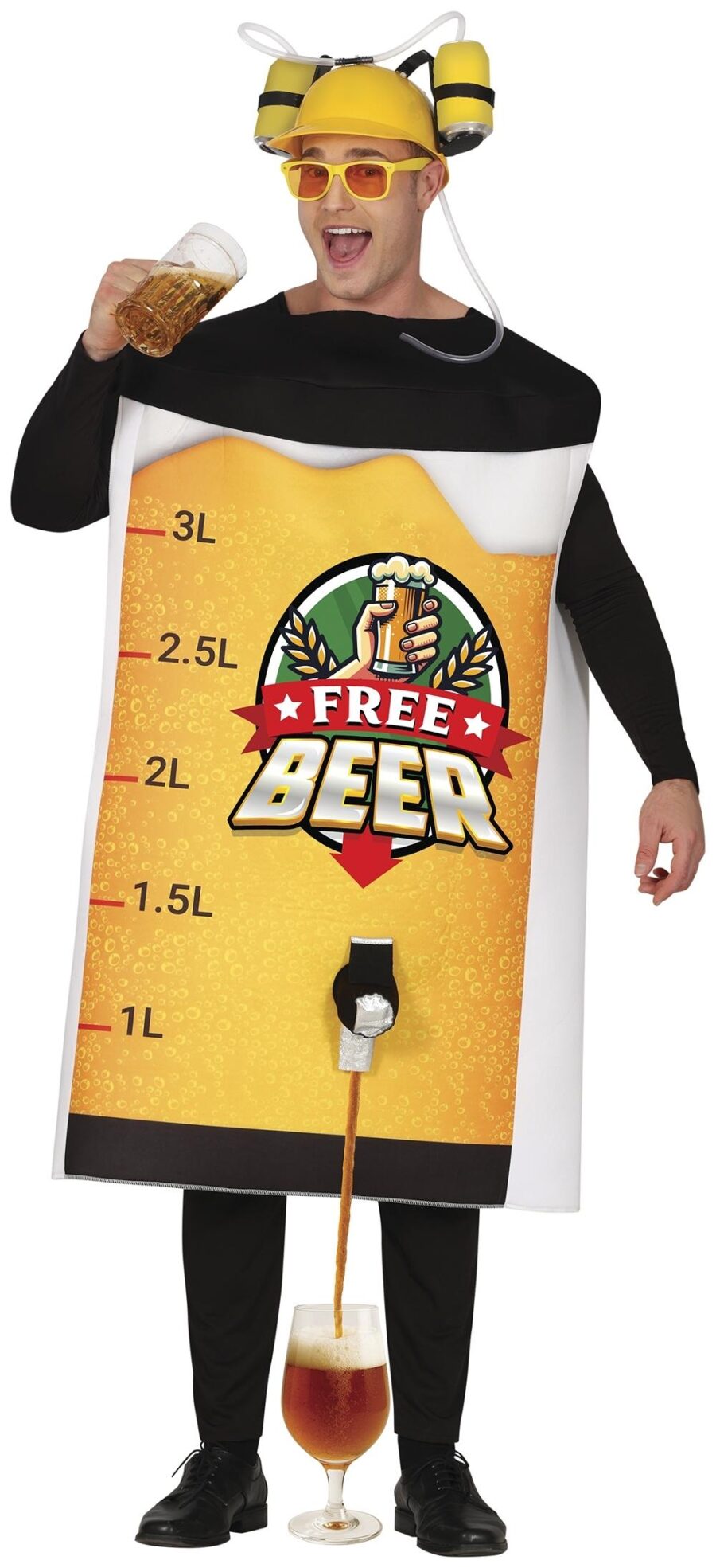 Disfraz cerveza free beer para adulto
