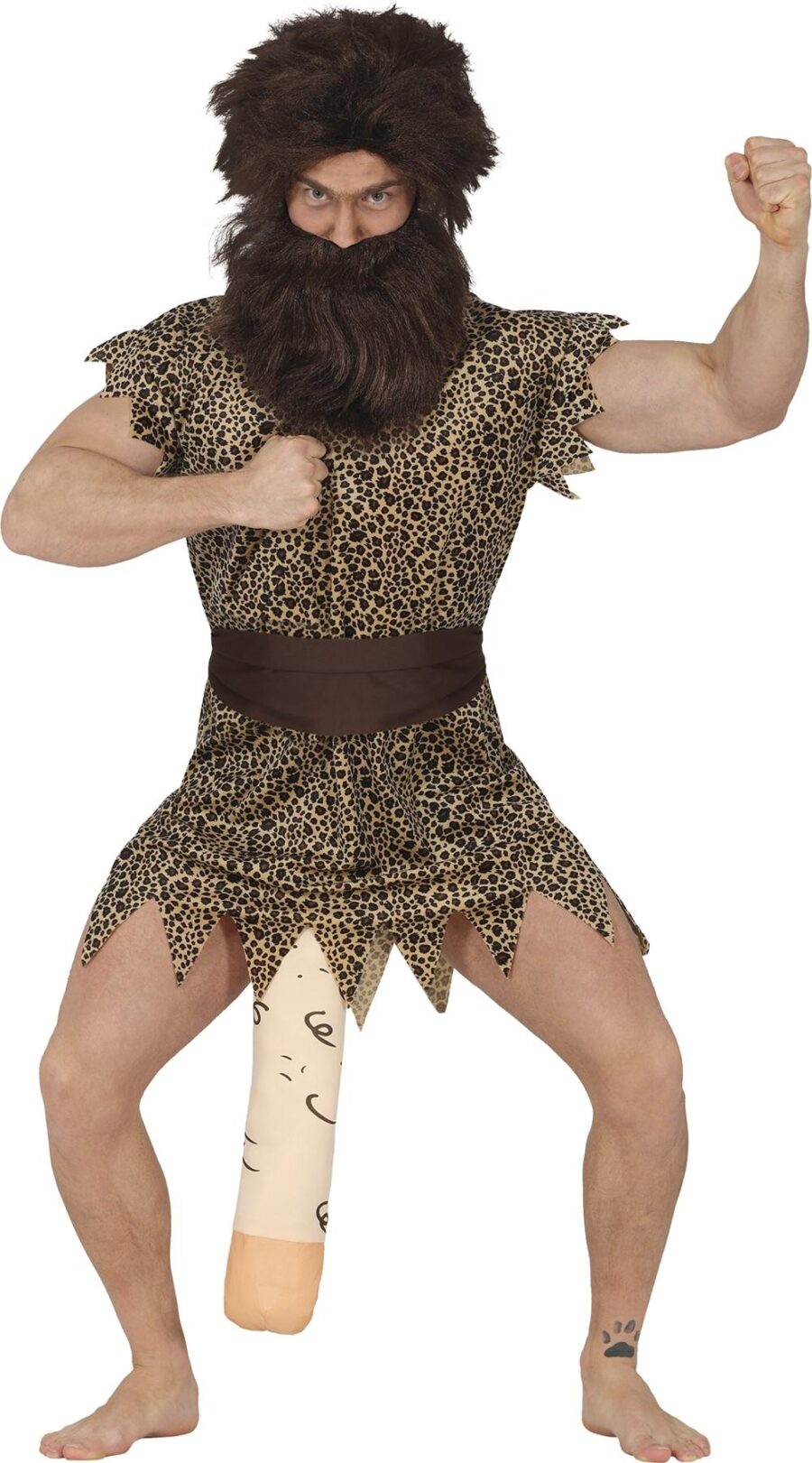 Disfraz cavernícola con sorpresa para adulto