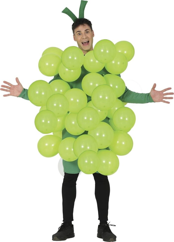 Disfraz racimo de uvas para adulto
