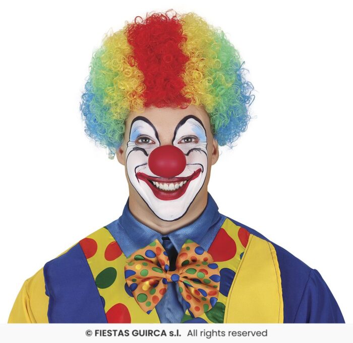 peluca payado multicolor de adulto