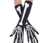 Guantes esqueleto largo