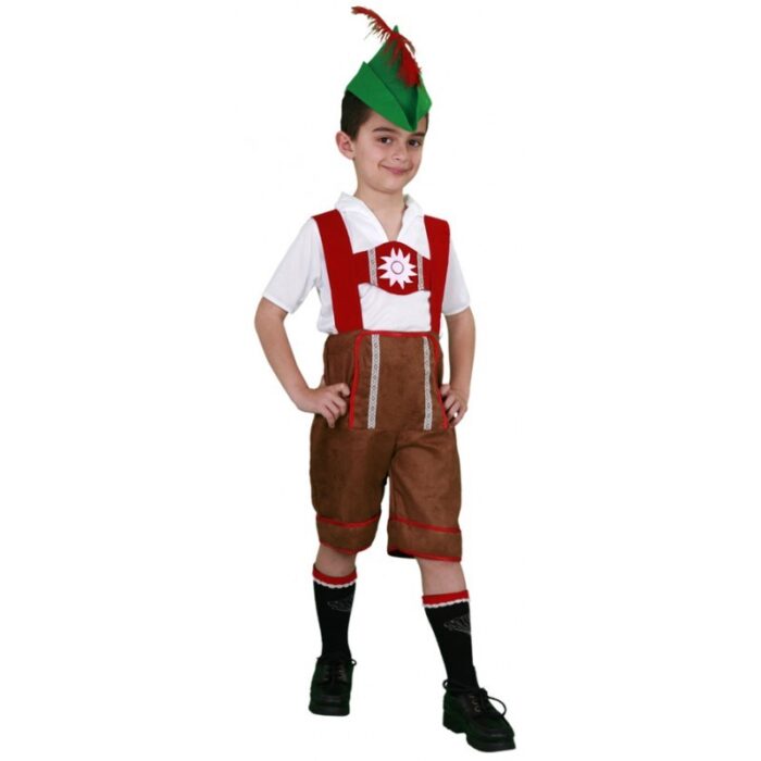 Disfraz de tirolés para niño
