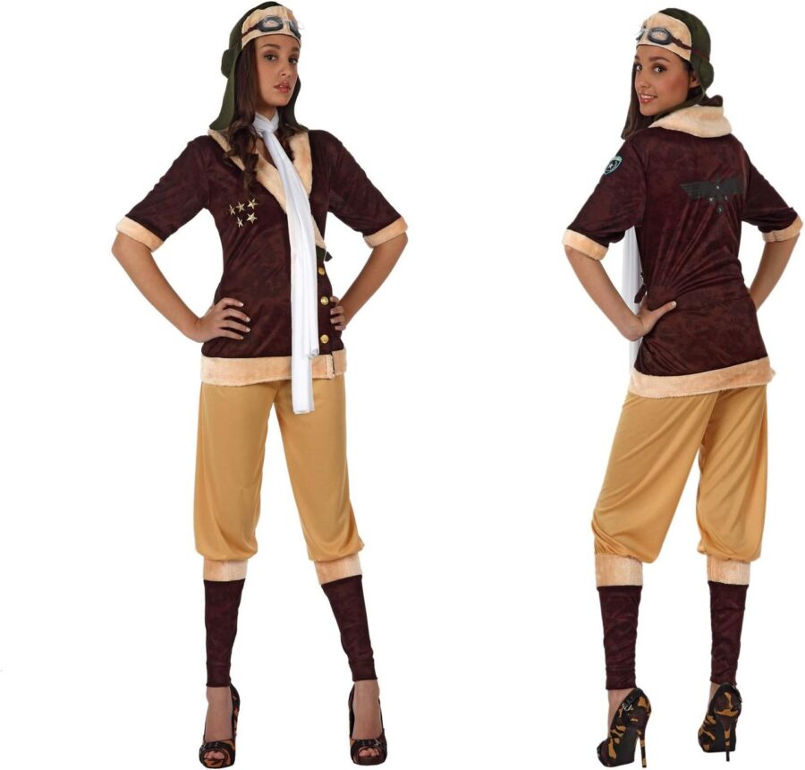 disfraz aviadora para mujer