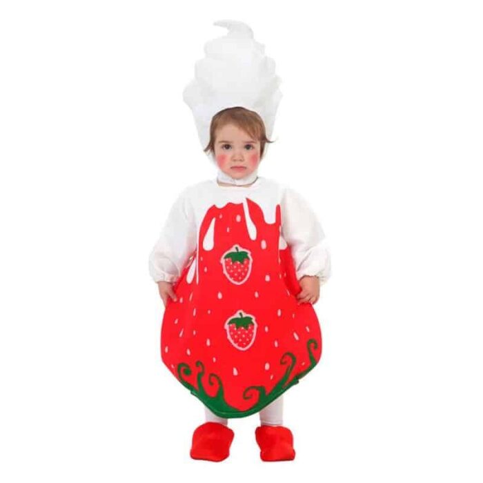disfraz fresa para bebé