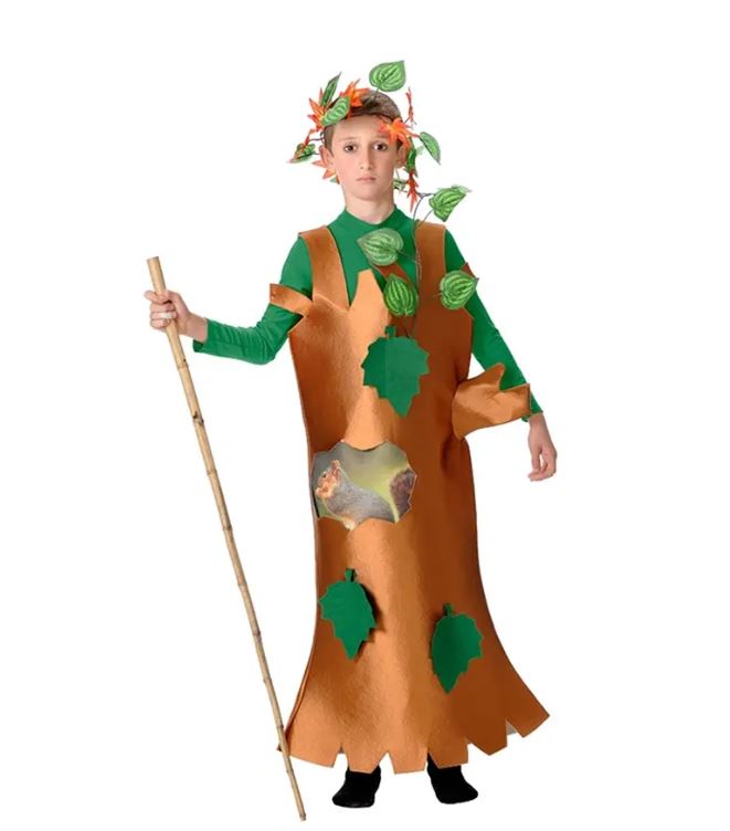 disfraz árbol para niño disfraz ecologista para niño