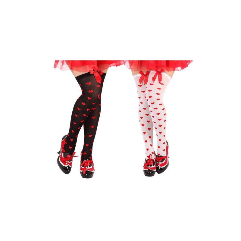 medias de corazones para mujer